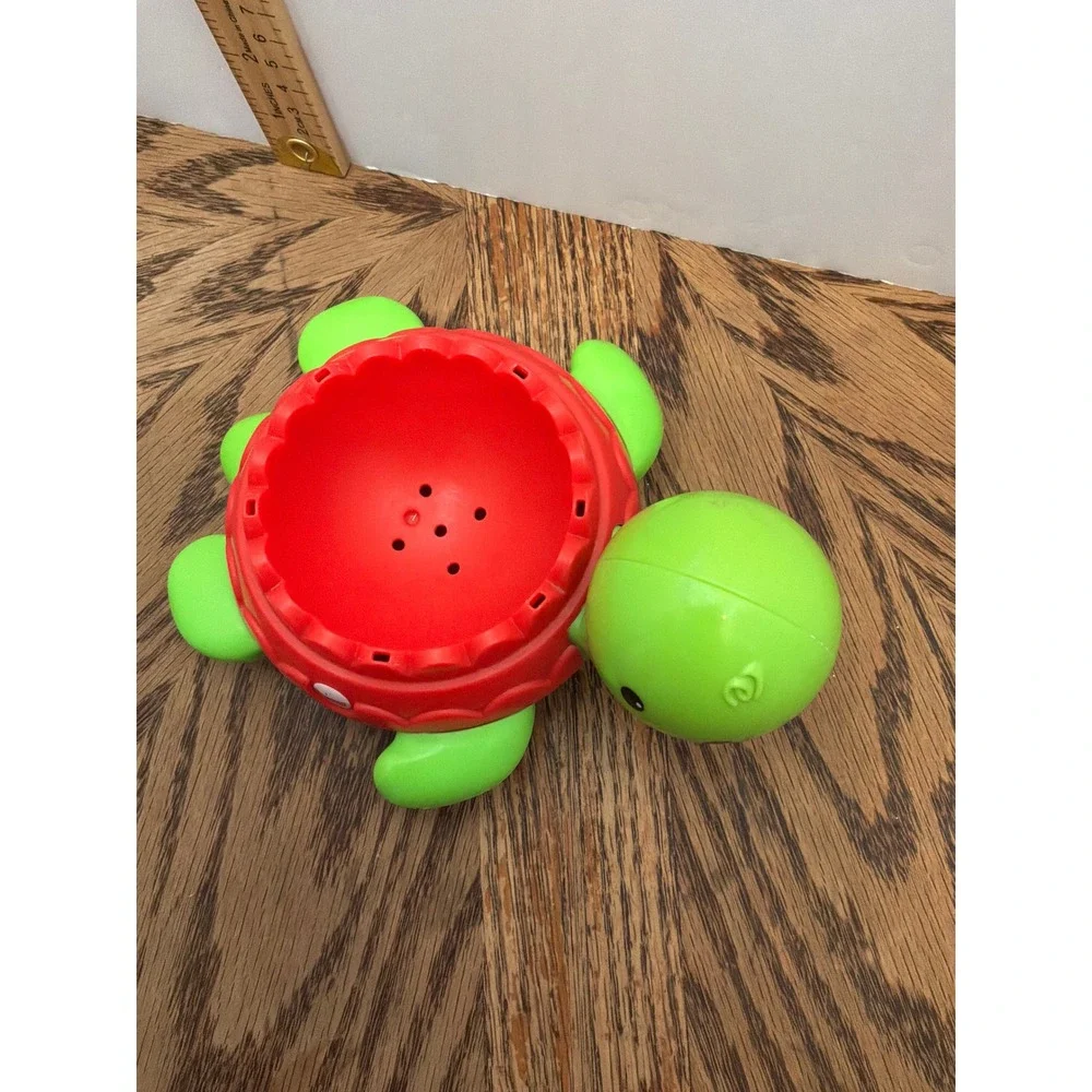 Fisher-Price Unisex Baby Fisher-Price Turtle Bath Toy OS Green Red